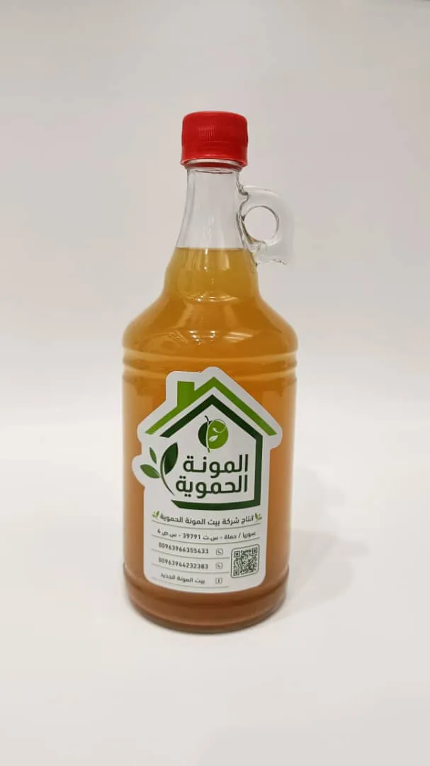 خل تفاح طبيعي زجاج ( 750 مل )